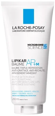 Бальзам для обличчя і тіла La Roche-Posay Lipikar AP+M ліпідовідновлюючий для дуже сухої та схильної до атопії шкіри, 200 мл
