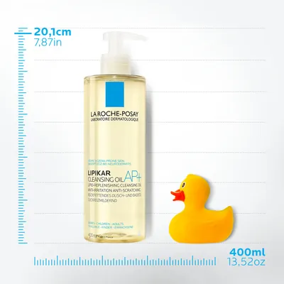 Олія для душу La Roche-Posay Lipikar AP+ ліпідовідновлююча, 400 мл