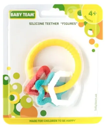 Іграшка-прорізувач Baby Team 4023 Фігурки силіконовий