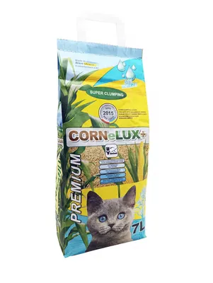 Наповнювач для котячого туалету Cornelux+ кукурудзяний морська свіжість, 4 кг (7 л)