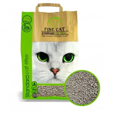 Наповнювач для туалету Fine Cat бентонітовий, 5 кг