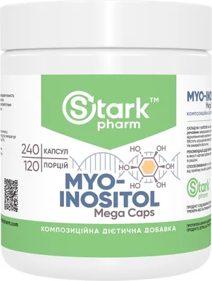 Міо-інозитол Stark Pharm Myo-Inositol 500 мг, 240 капсул