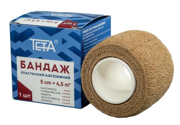 Бандаж адгезивний Teta еластичний 5 см х 4,5 м