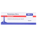 Ванкомицин-Виста лиофилизат для р-ра д/инф. по 1000 мг №1 во флак. стекл.