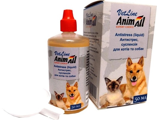 Антистресс AnimAll VetLine суспензия для кошек и собак, 50 мл