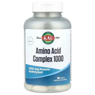 Амінокислотний комплекс KAL Amino Acid Complex 1000 мг, 100 таблеток