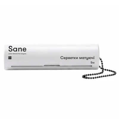Серветки для обличчя Sane матуючі компактні, 5 м