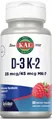 Вітамін Д3 та К2 KAL D3 & K2 25 мкг/45 мкг малина, 60 мікротаблеток