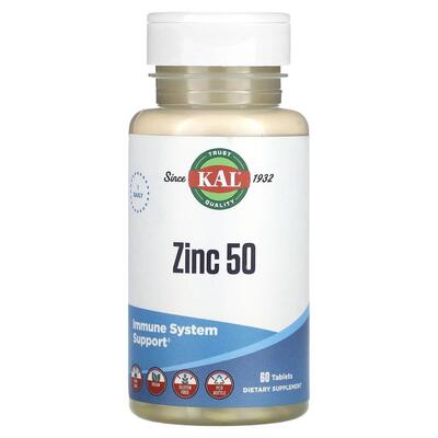 Цинк КАL Zinc 50, 60 таблеток