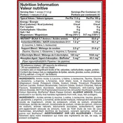 Амінокислота Mutant BCAA 9.7, кавун, 1044 г