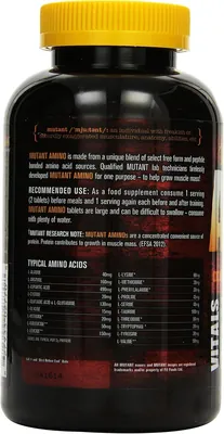 Амінокислота Mutant Amino, 300 таблеток