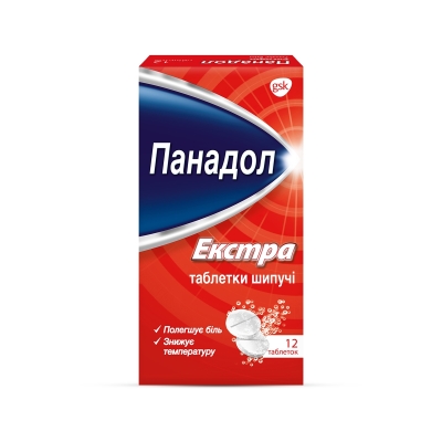 Панадол экстра таблетки шип. №12 (2х6) в стрип.