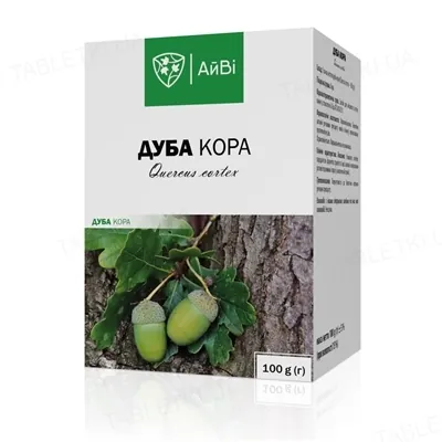 Дуба кора по 100 г у пач. з внут. пак.