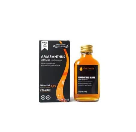 Масло амарантовое Healthy Generation холодного прессования, 100 мл