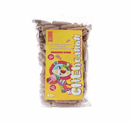 Палочки амарантовые Healthy Generation СНЕКолики из какао со стевией, 40 г