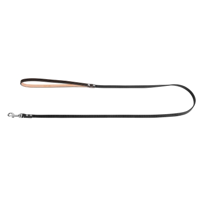 Поводок Collar 04431 одинарный, не прошитый, ширина 10 мм длина 122 см, черный