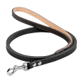 Поводок Collar 04431 одинарный, не прошитый, ширина 10 мм длина 122 см, черный