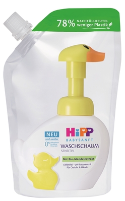 Пенка для умывания HiPP Baby Sanft, наполнитель, 250 мл