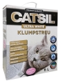 Наповнювач для котячого туалету Catsil Ultra White бентонітовий із запахом дитячої присипки, 6 л