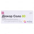 Діокор соло 80 таблетки, в/плів. обол. по 80 мг №30 (10х3)