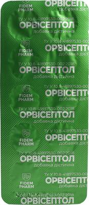 Орвисептол Fidem Pharm таблетки для рассасывания №30