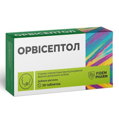 Орвисептол Fidem Pharm таблетки для рассасывания №30