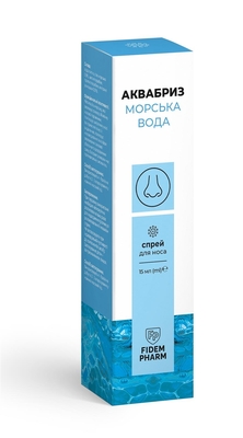 Аквабриз Fidem Pharm морская вода спрей для носа по 15 мл во флак.