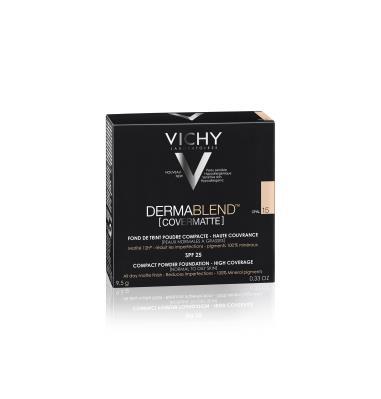 Пудра Vichy Dermablend Covermate корректирующая, с матирующим ефектом, тон 15, SPF 25, 9.5г