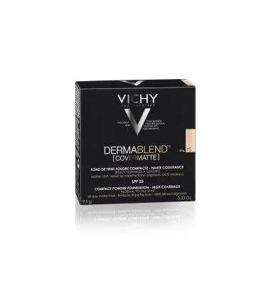 Пудра Vichy Dermablend Covermate коригуюча, з матуючим ефектом, тон 15, SPF 25, 9.5г