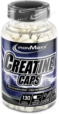 Креатин IronMaxx Creatine caps, 130 капсул