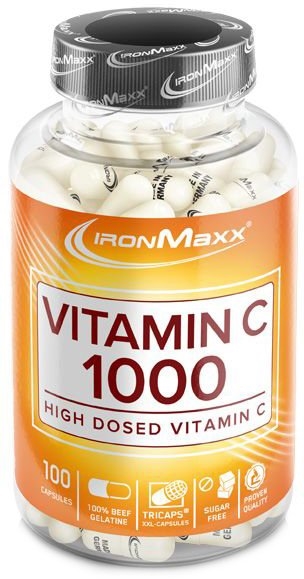 Вітамін C IronMaxx Vitamin C 1000, 100 капсул