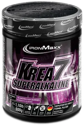 Креатин IronMaxx Krea7 Superalkaline тропічний, 500 г