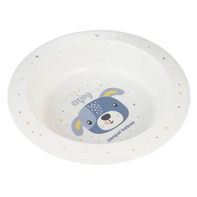 Мисочка Canpol Babies Cute Animals пластикова, 4/412_blu2, блакитна