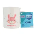 Кружка Canpol Babies Cute Animals пластикова, 4/413_pin2, рожева, 170 мл