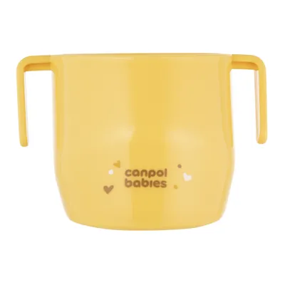 Кружка Canpol Babies ергономічна для навчання самостійного пиття, 74/060_yel, жовта