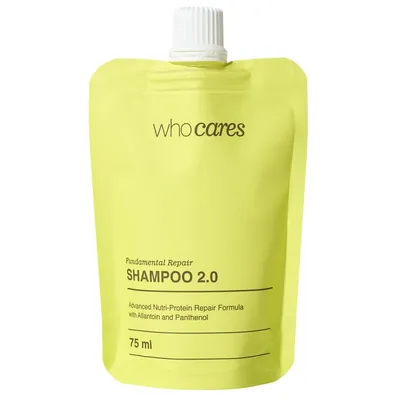 Шампунь WhoCares 2.0 Fundamental Repair для глибокого очищення шкіри голови, 75 мл