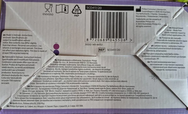Набір для грудного вигодовування Philips Avent SCF417/20