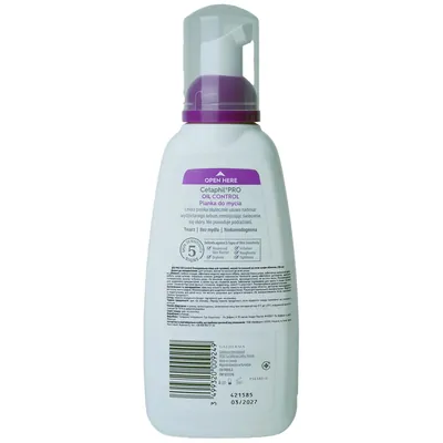 Пінка для вмивання Cetaphil Oil Control очищувальна для чутливої, жирної та схильної до акне шкіри, 236 мл
