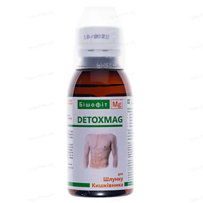 Бішофіт питний DetoxMag розчин по 100 мл у флак.