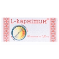 L-карнітин таблетки по 250 мг №80