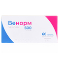 Венорм таблетки, п/плен. обол. по 500 мг №60 (10х6)
