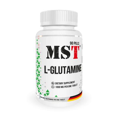 Глютамін MST Nutrition L-Glutamine 1000, 90 таблеток