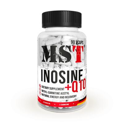 Инозин и Коэнзим Q10 MST Nutrition Inosine + Q10, 90 капсул