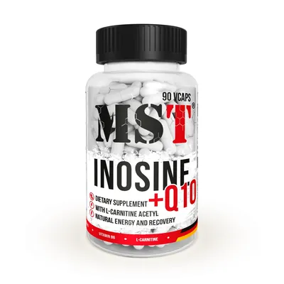 Інозин та Коензим Q10 MST Nutrition Inosine + Q10, 90 капсул