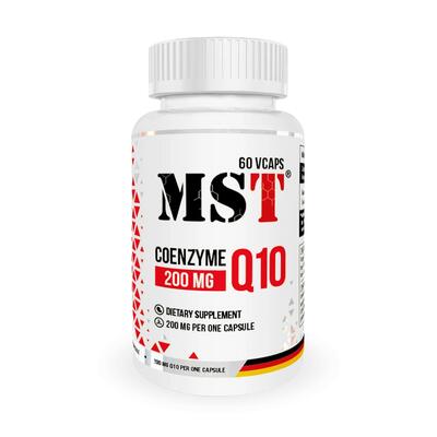 Коэнзим Q10 MST Nutrition Coenzyme Q10 200 мг, 60 капсул