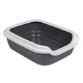 Туалет для кошек Природа PR241699 Comfort М Серый 41 х 30 х 13,5 см