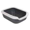 Туалет для кішок Природа PR241699 Comfort М Сірий 41 х 30 х 13,5 см
