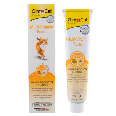 Паста мультивитаминная для кошек GimCat Multi-Vitamin Paste, 200 г