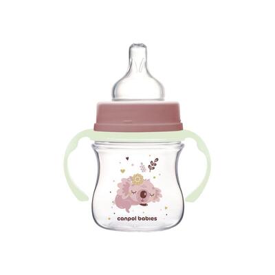 Бутылочка антиколиковая Canpol Babies EasyStart Sleepy Koala 35/236_pin с широким отверстием, 120 мл