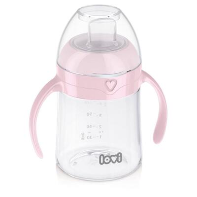 Кружка-непроливайка Canpol babies Lovi детская, 35/353, розовая, 150 мл